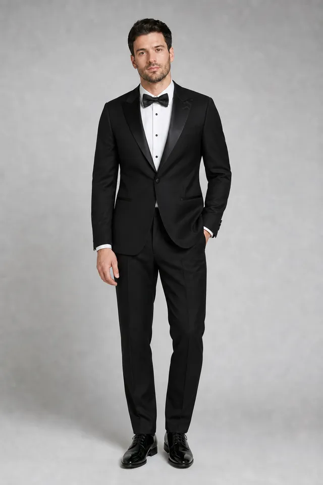 Black Tuxedo AI outfit example